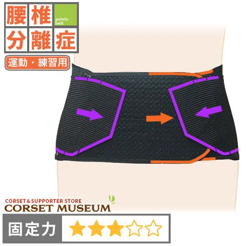 腰椎分離症|ハードコルセットX