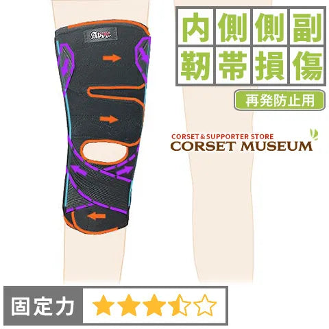 内側側副靭帯損傷|薄手ひざプロテクター