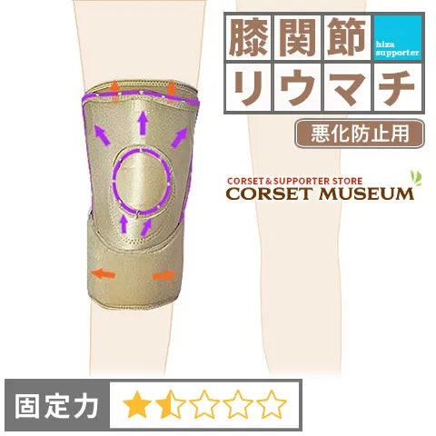 膝関節リウマチ｜ウォークアップニー – コルセットミュージアム