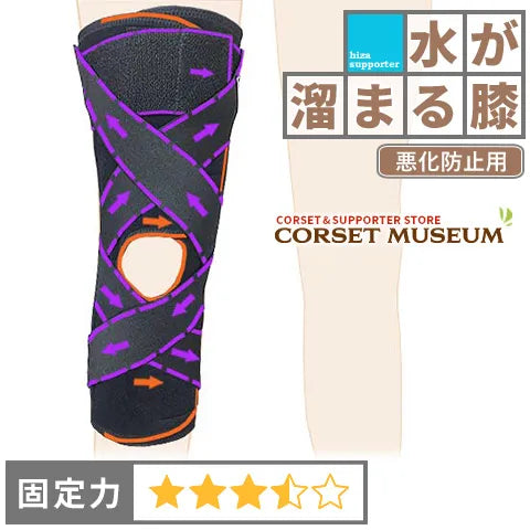 水が溜まる膝|スポーツニーガード