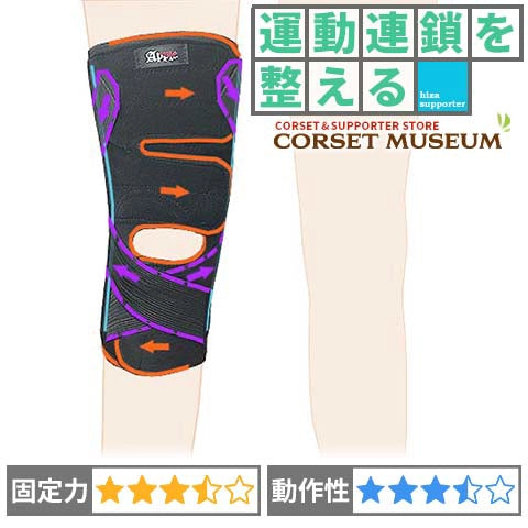 運動連鎖を整える｜薄手ひざプロテクター